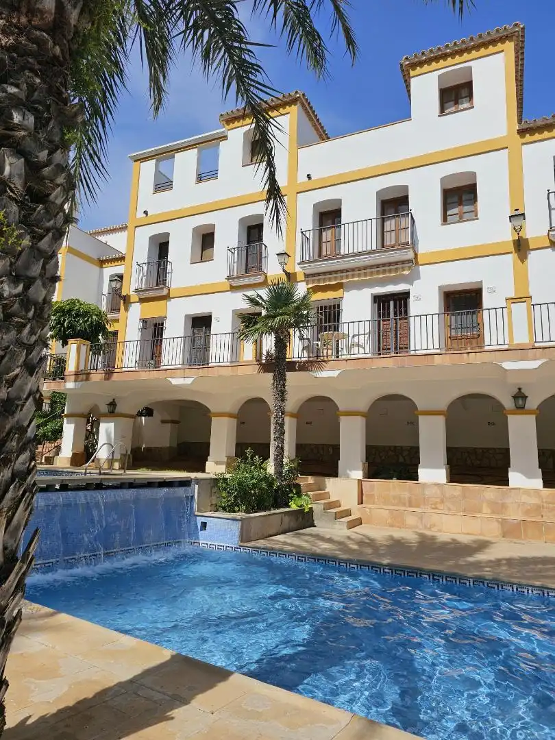 Flat for sale in Avenida de la Marina Alta, 86, Pedreguer Exterior view of Flat for sale in Pedreguer with Air Conditioner, Private garden and Swimming Pool