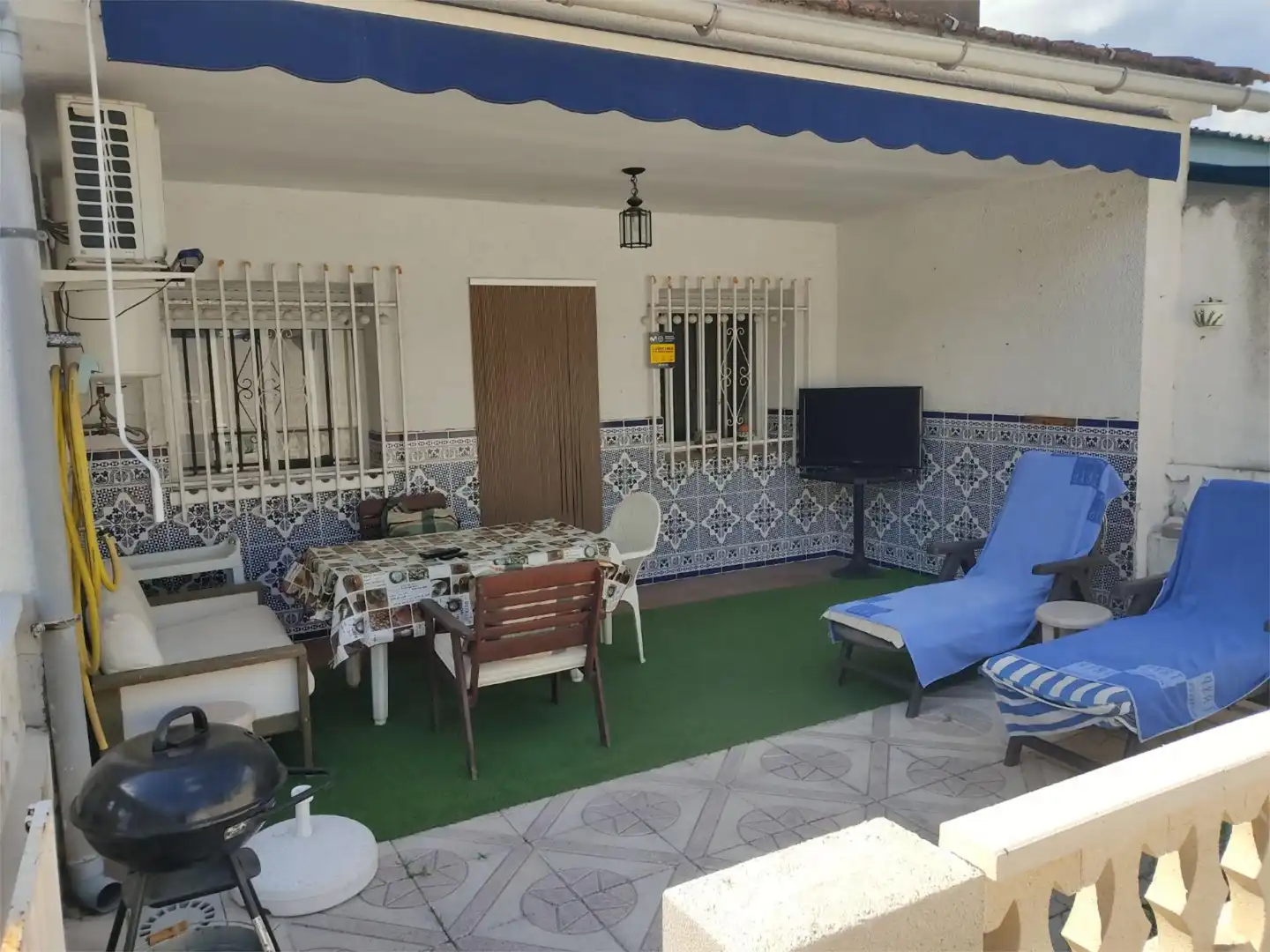 Terraza de Piso en venta en El Casar de Escalona con Aire acondicionado, Calefacción y Jardín privado