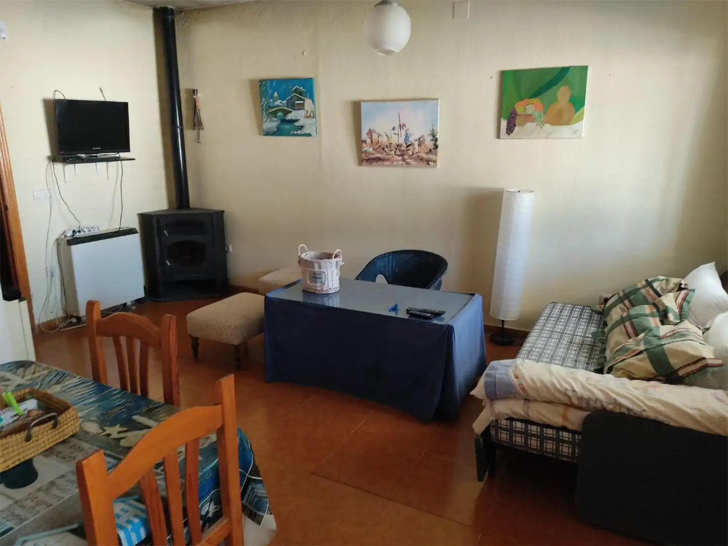 Sala de estar de Piso en venta en El Casar de Escalona con Aire acondicionado, Calefacción y Jardín privado