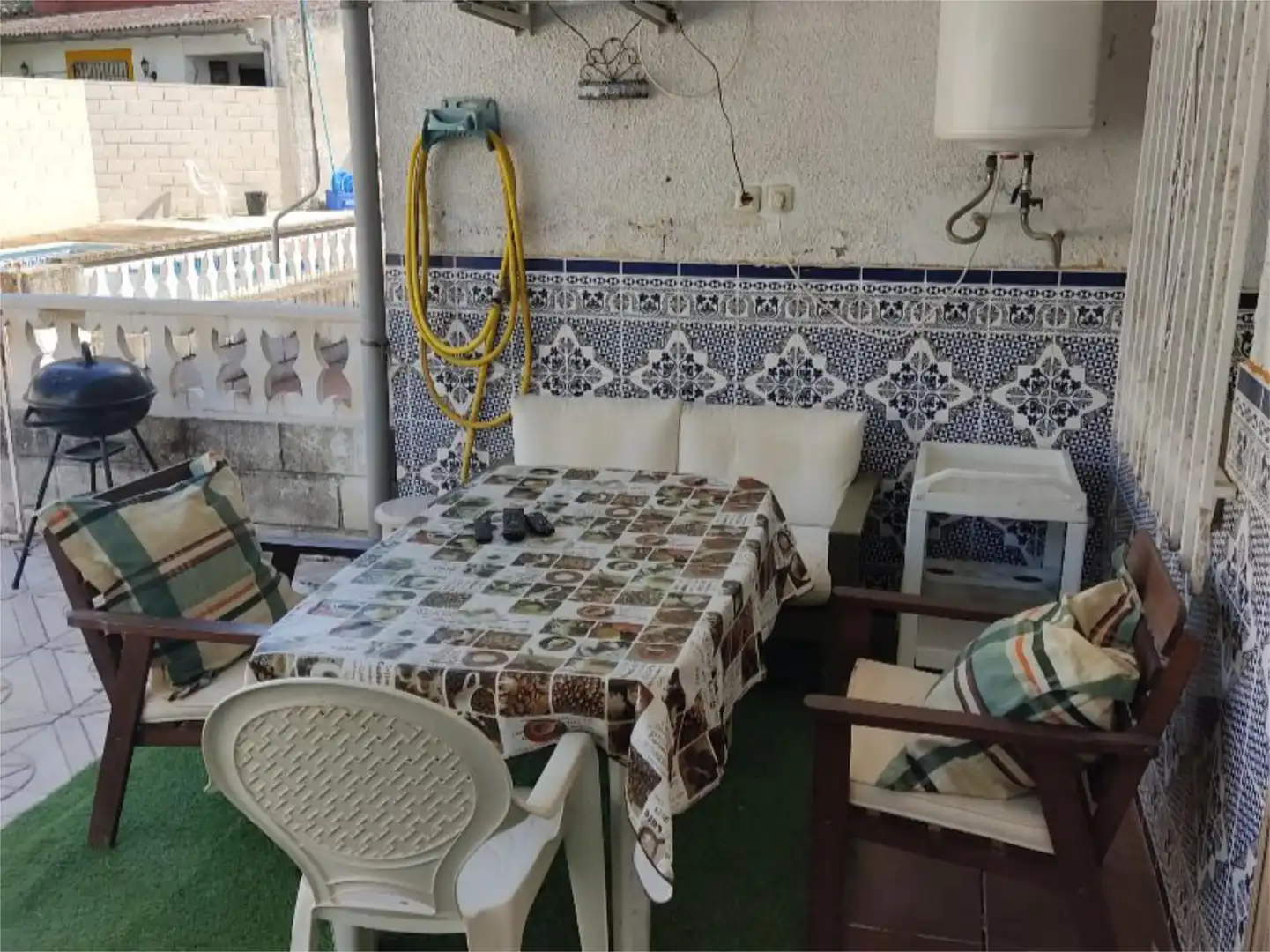Terraza de Piso en venta en El Casar de Escalona con Aire acondicionado, Calefacción y Jardín privado