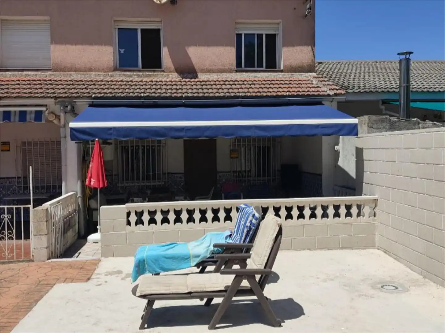 Terraza de Piso en venta en El Casar de Escalona con Aire acondicionado, Calefacción y Jardín privado