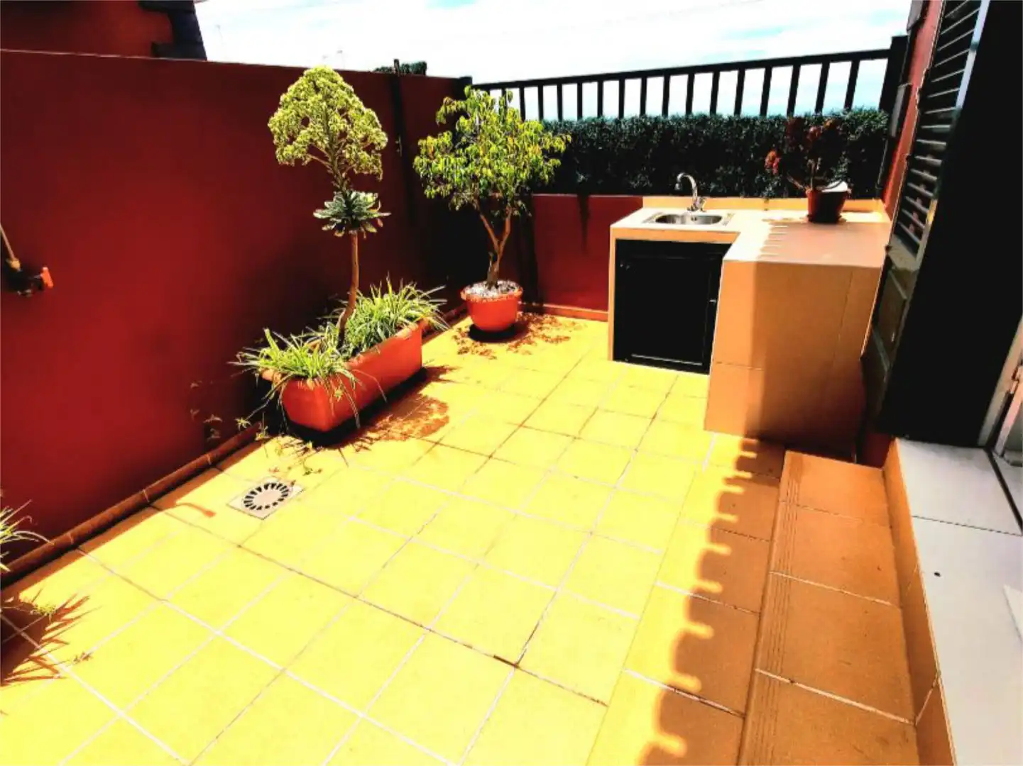 Terrace of Flat for rent in El Sauzal  with Terrace, Storage room and Furnished