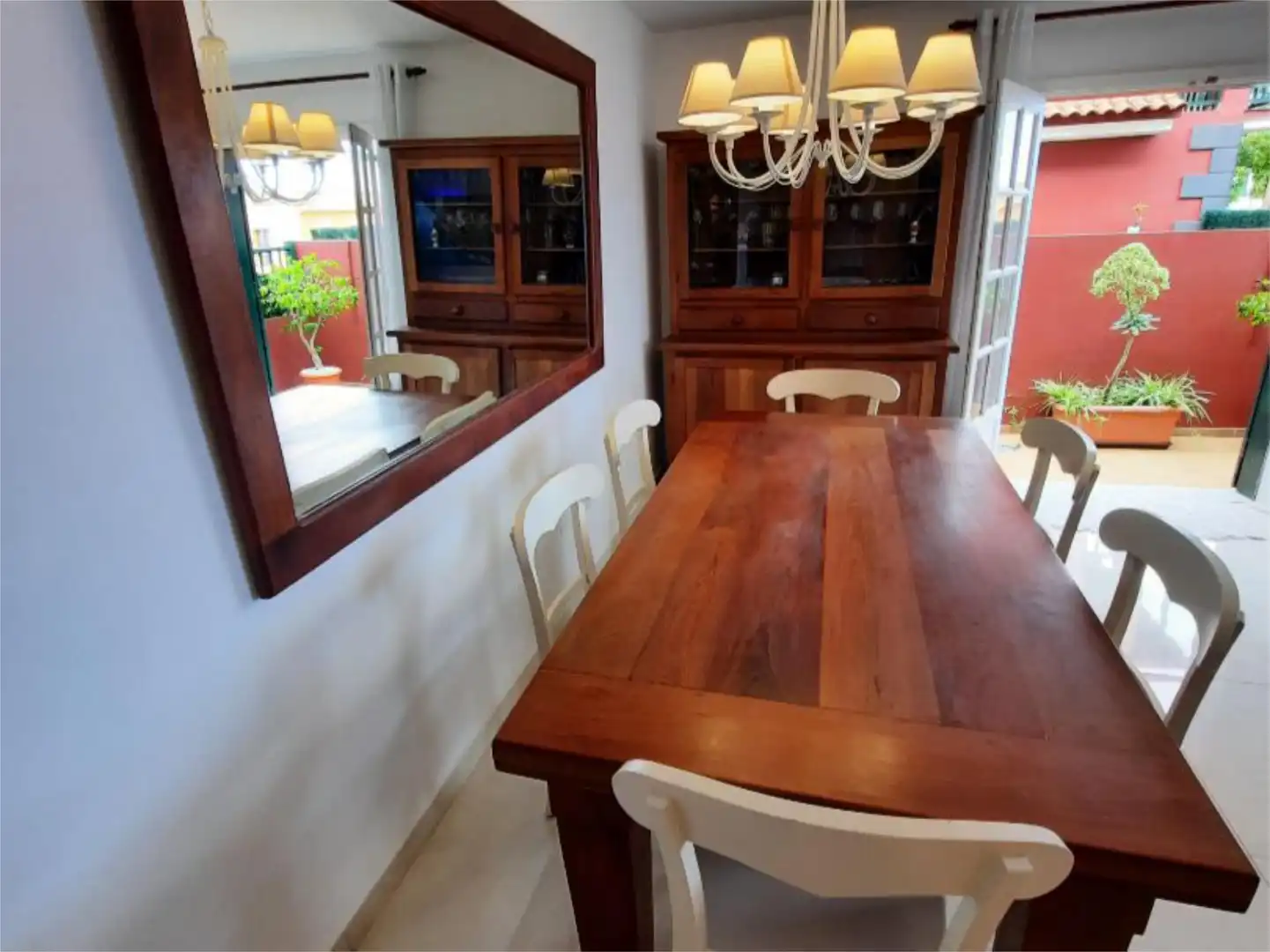 Dining room of Flat for rent in El Sauzal  with Terrace, Storage room and Furnished
