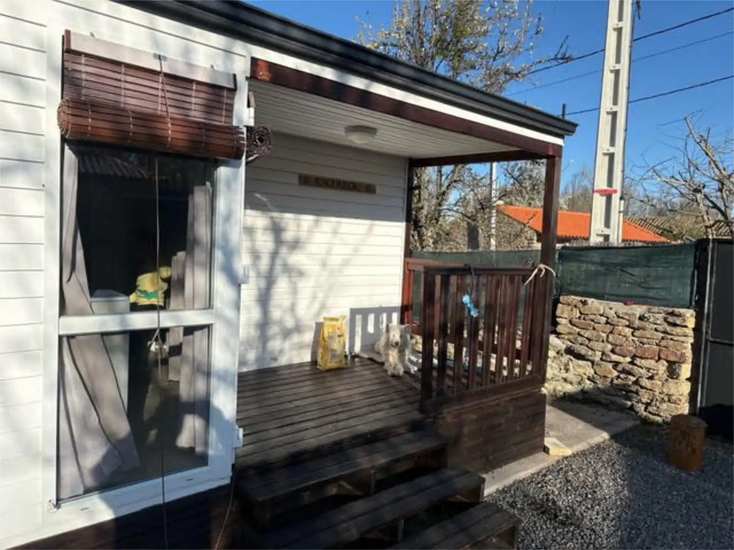Terraza de Casa o chalet en venta en Mombuey con Jardín privado, Terraza y Amueblado