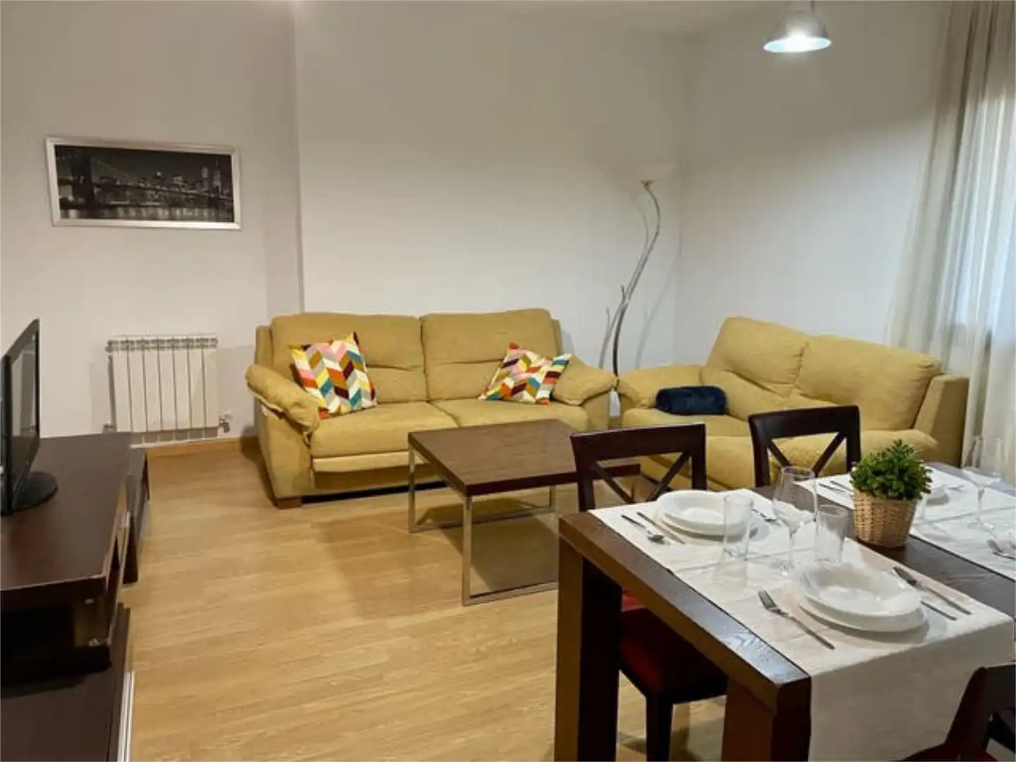 Wohnzimmer von Wohnung zur Miete in Burguillos de Toledo mit Heizung, Abstellraum und Möbliert