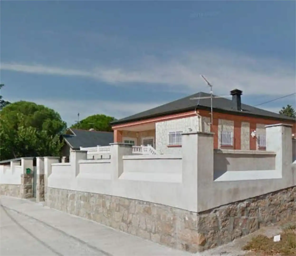 Detached homes for sale in Manzanares El Real Exterior view of Detached homes for sale in Manzanares El Real with Terrace and Swimming Pool