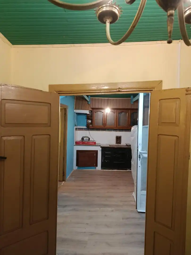 Küche von Erdgeschoss zur Miete in Quintela de Leirado mit Parkett, Möbliert und Waschmaschine