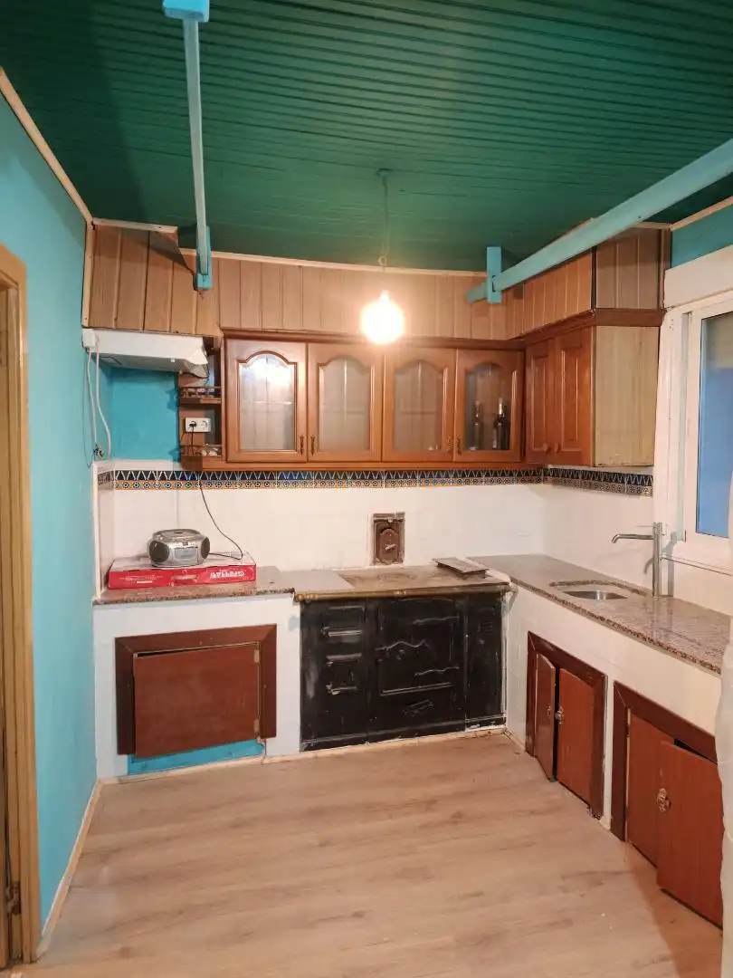 Cocina de Planta baja de alquiler en Quintela de Leirado con Parquet, Amueblado y Lavadora