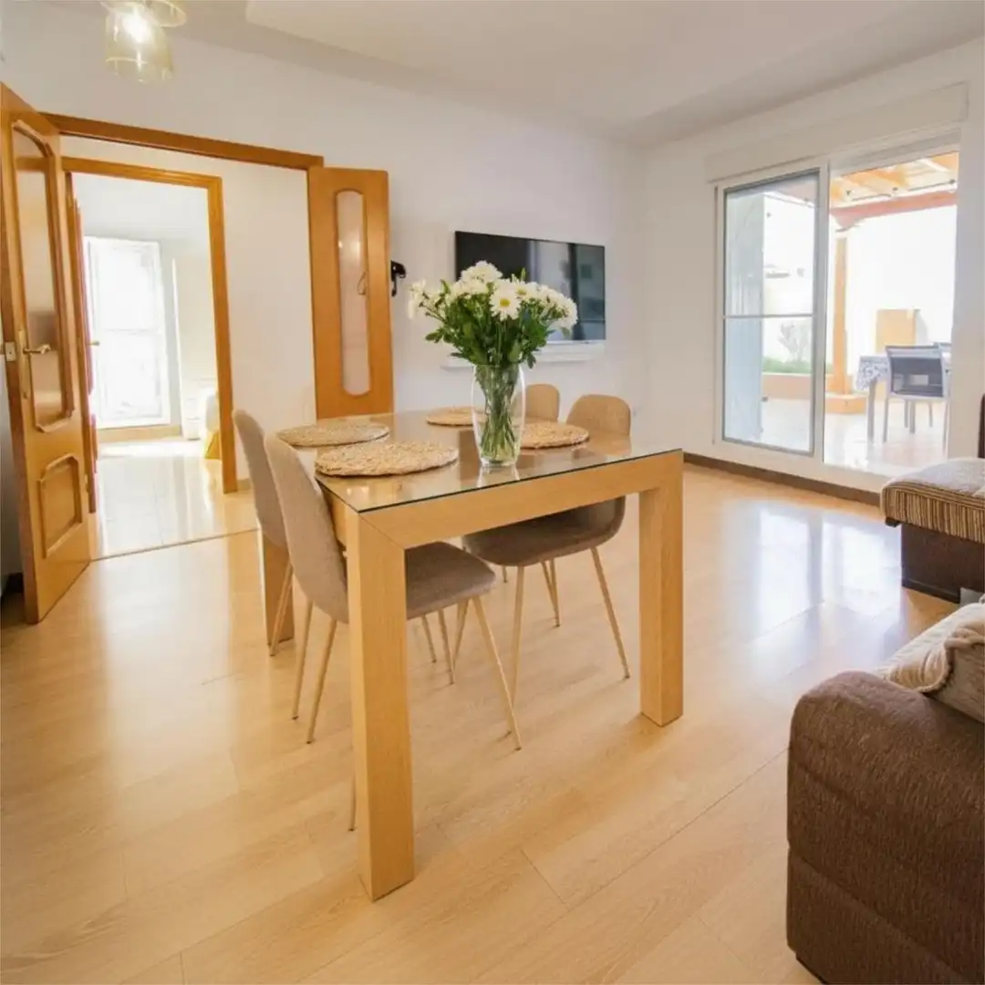 Esszimmer von Dachboden zum Verkauf in Massamagrell mit Klimaanlage und Terrasse