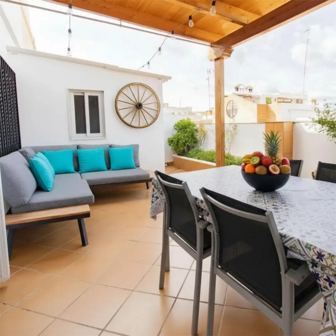 Terrasse von Dachboden zum Verkauf in Massamagrell mit Klimaanlage und Terrasse