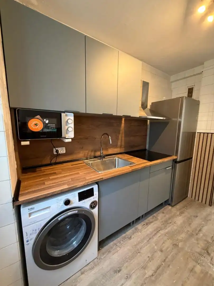 Kitchen of Flat for rent in León Capital   with Heating, Parquet flooring and Furnished