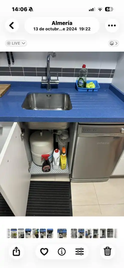 Cuina de Pis de lloguer en  Almería Capital amb Aire condicionat, Calefacció i Jardí privat