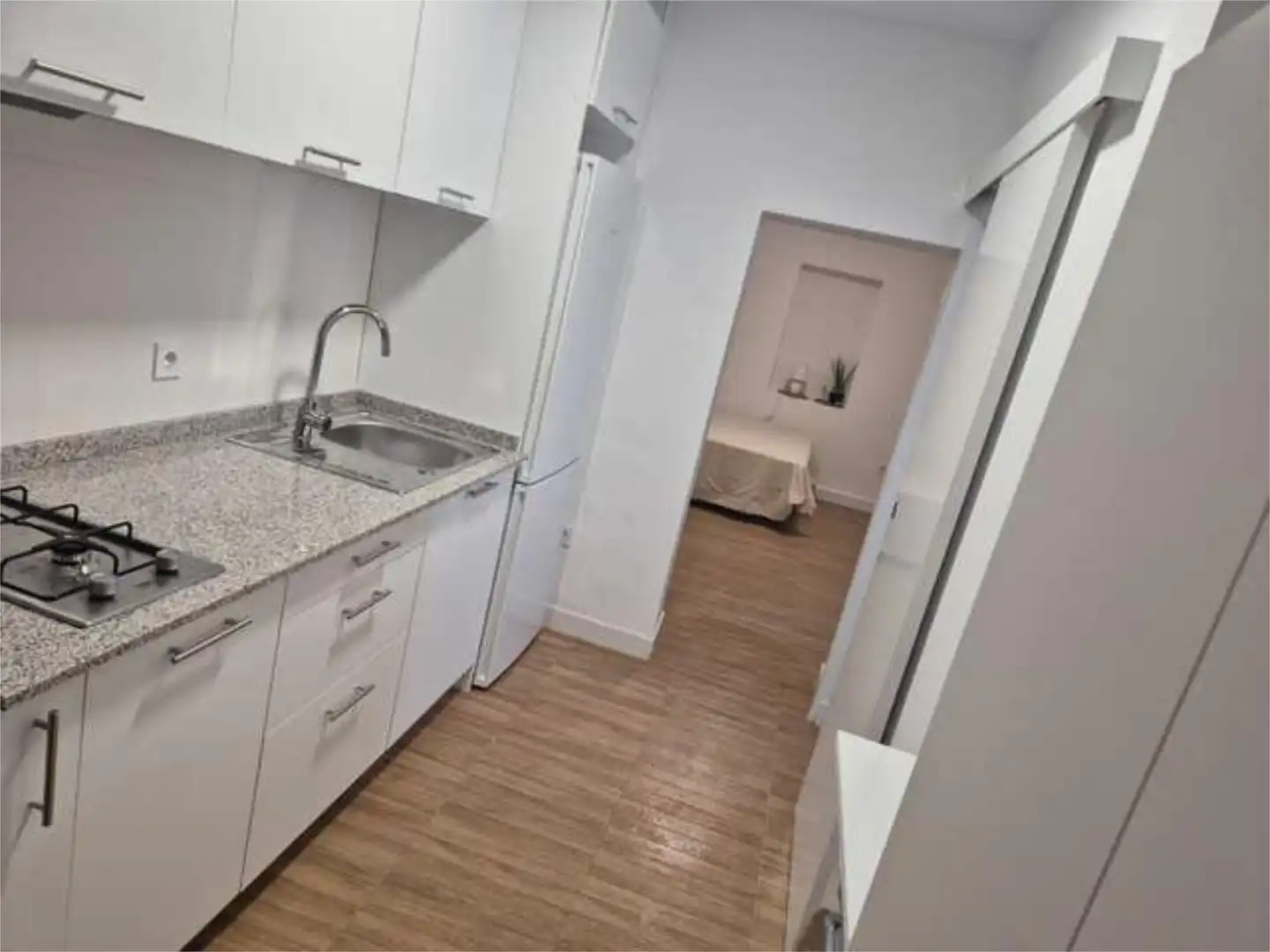 Cocina de Apartamento de alquiler en Sevilla con Calefacción y Amueblado