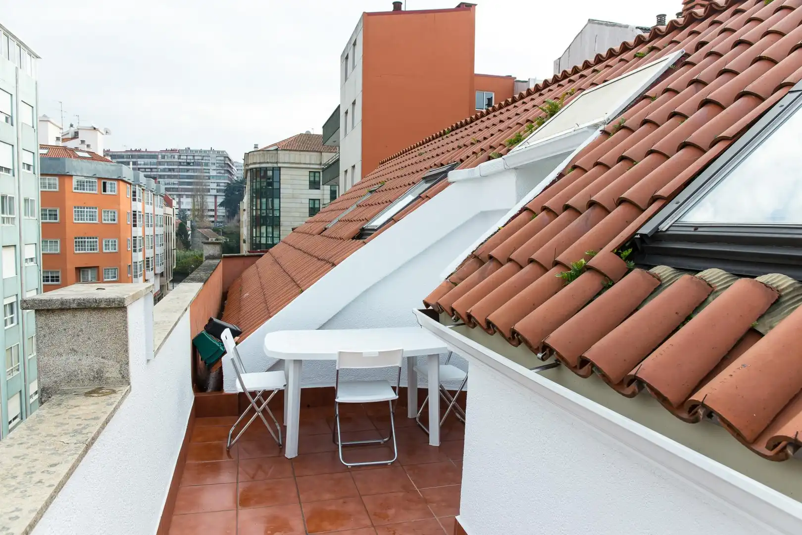 Terrace of Flat for rent in Vigo   with Heating, Parquet flooring and Terrace