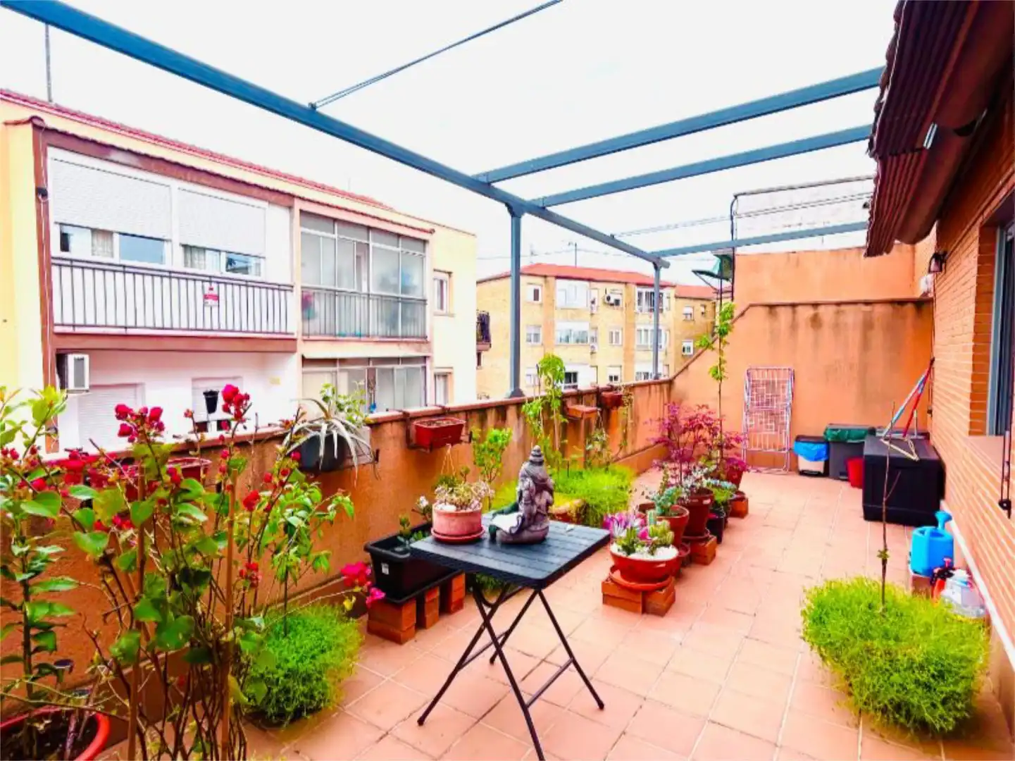 Flat for sale in Calle Juan José Bautista, 30, San Isidro Terrace of Flat for sale in Madrid Capital with Air Conditioner, Heating and Parquet flooring