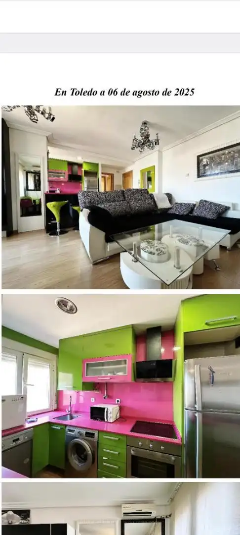 Wohnung zur Miete in Calle Progreso, 26, Bargas Wohnzimmer von Wohnung zur Miete in Bargas mit Balkon