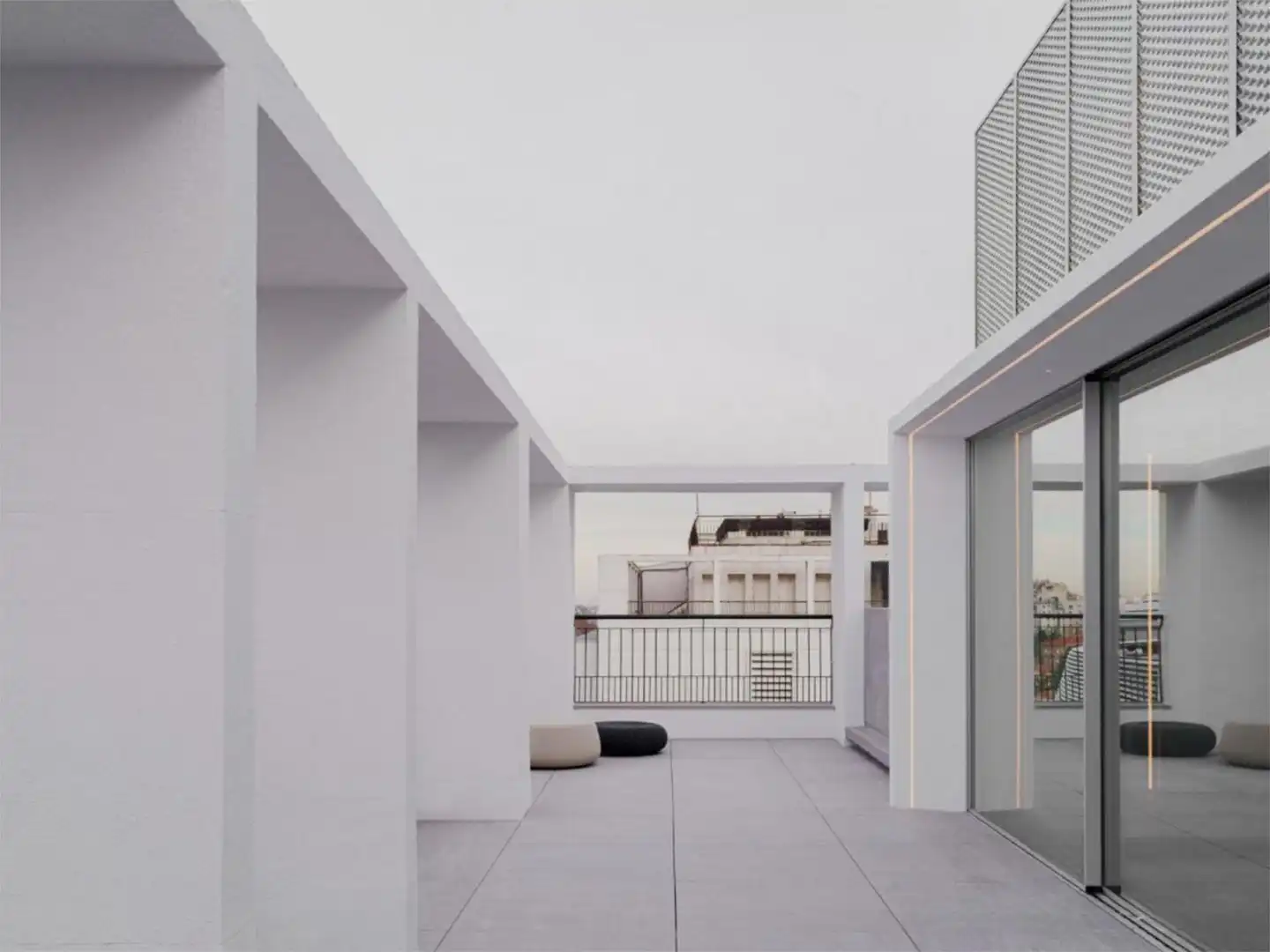 Terrace of Attic for sale in  Madrid Capital  with Air Conditioner, Terrace and Swimming Pool