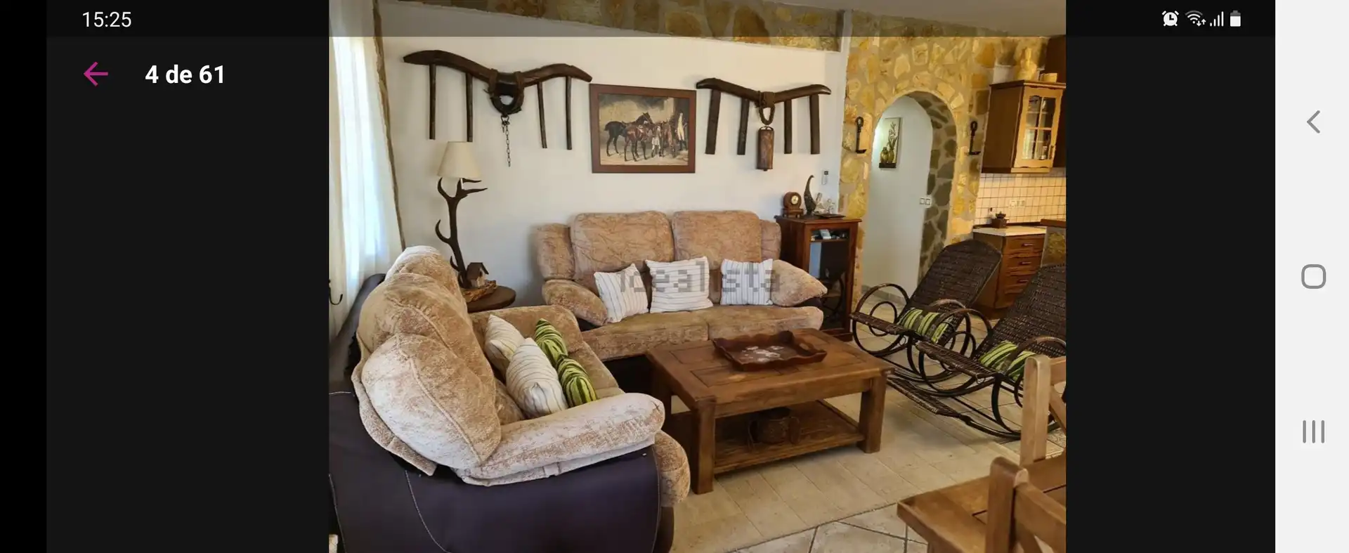 Houses for sale in Diseminado Tenteson Bellavista, 56, Puente Jontoya - Puente de la Sierra - El Arroyo Living room of Houses for sale in Jaén with Air Conditioner, Private garden and Terrace