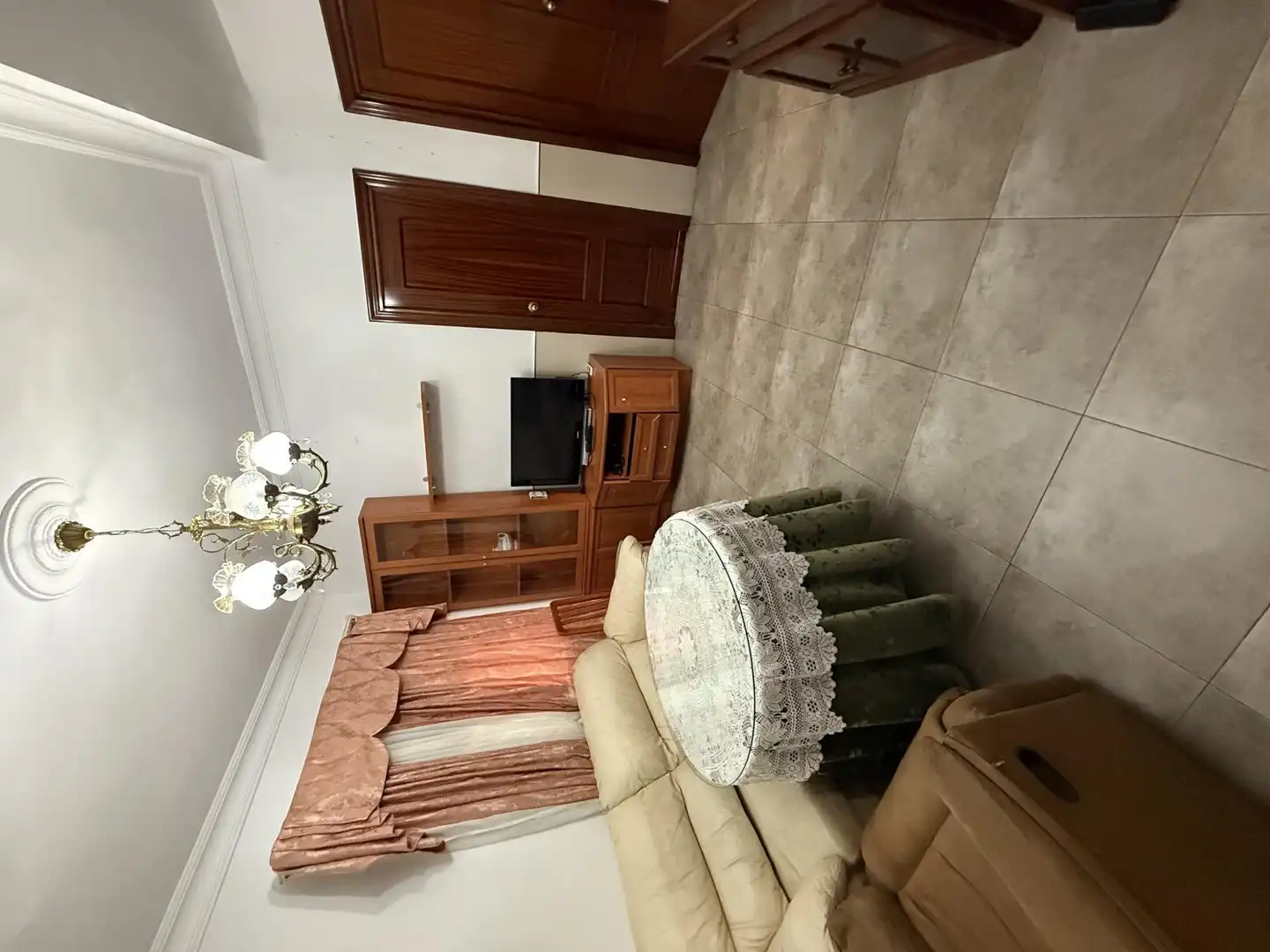 Sala de estar de Piso en venta en  Sevilla Capital con Calefacción y Amueblado