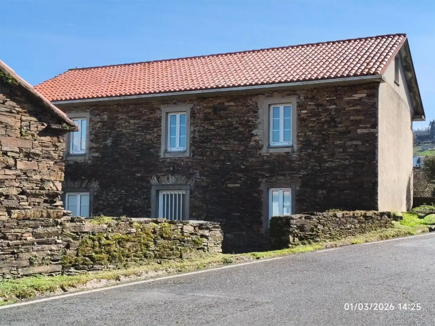 Vista exterior de Finca rústica en venda en Valdoviño