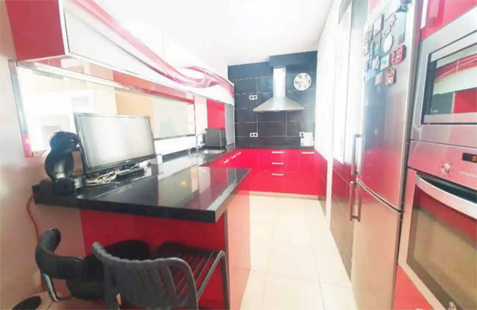 Ático en venta en Aguadulce Sur Cocina de Ático en venta en Roquetas de Mar con Calefacción, Terraza y Amueblado