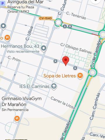 Garaje en Alquiler en Avenida Hermanos Bou, 42 en Zona Avenida del Mar