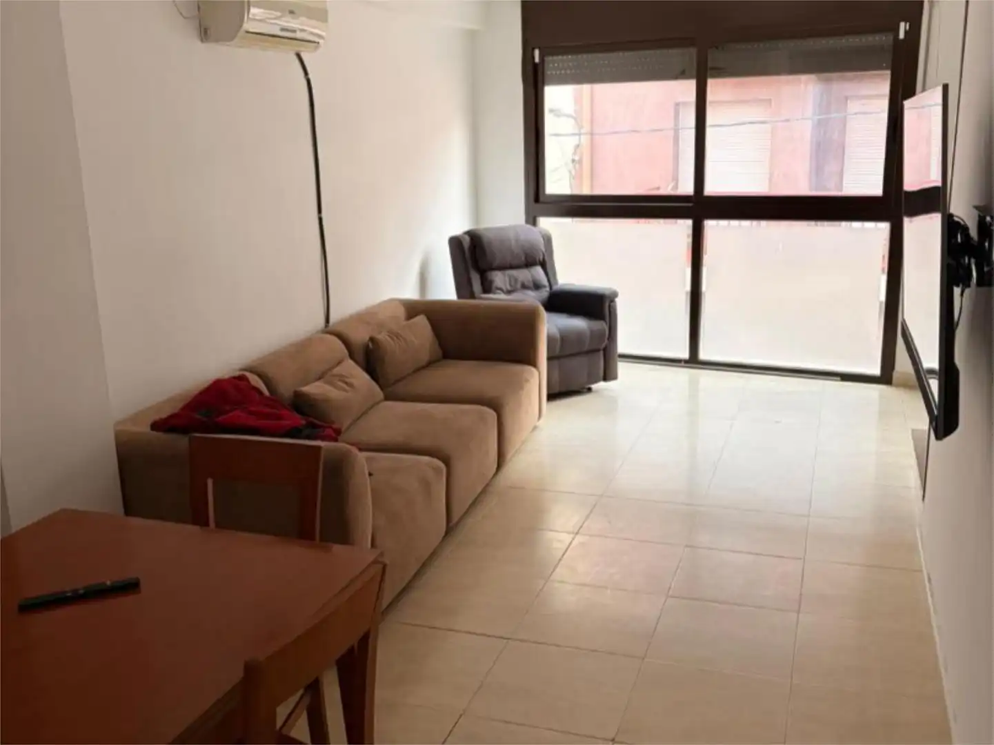 Flat for rent in Carrer Major, 39, El Rourell Living room of Flat for rent in El Rourell with Air Conditioner, Storage room and Furnished