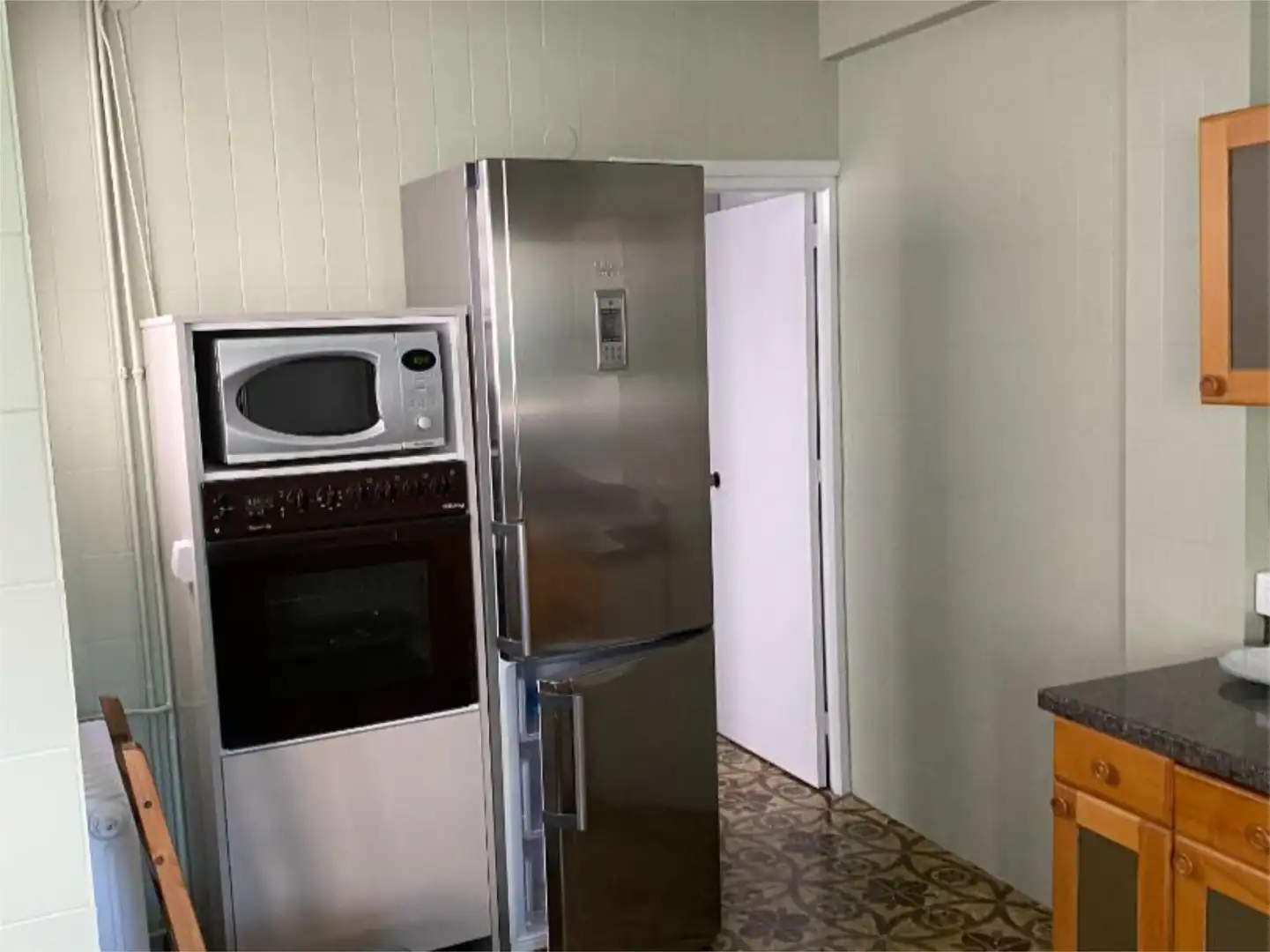 Kitchen of Flat for rent in Mérida  with Air Conditioner, Heating and Terrace