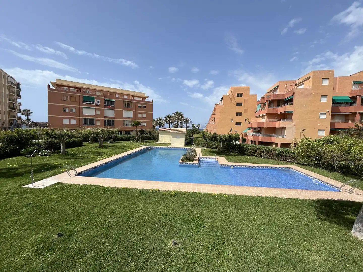 Swimming pool of Flat for rent in Salobreña  with Heating, Private garden and Storage room