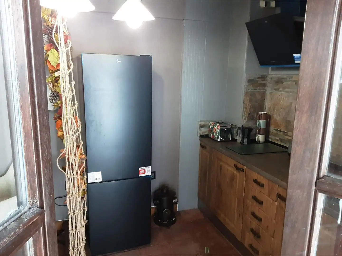 Kitchen of Flat for sale in La Garganta   with Heating, Terrace and Furnished