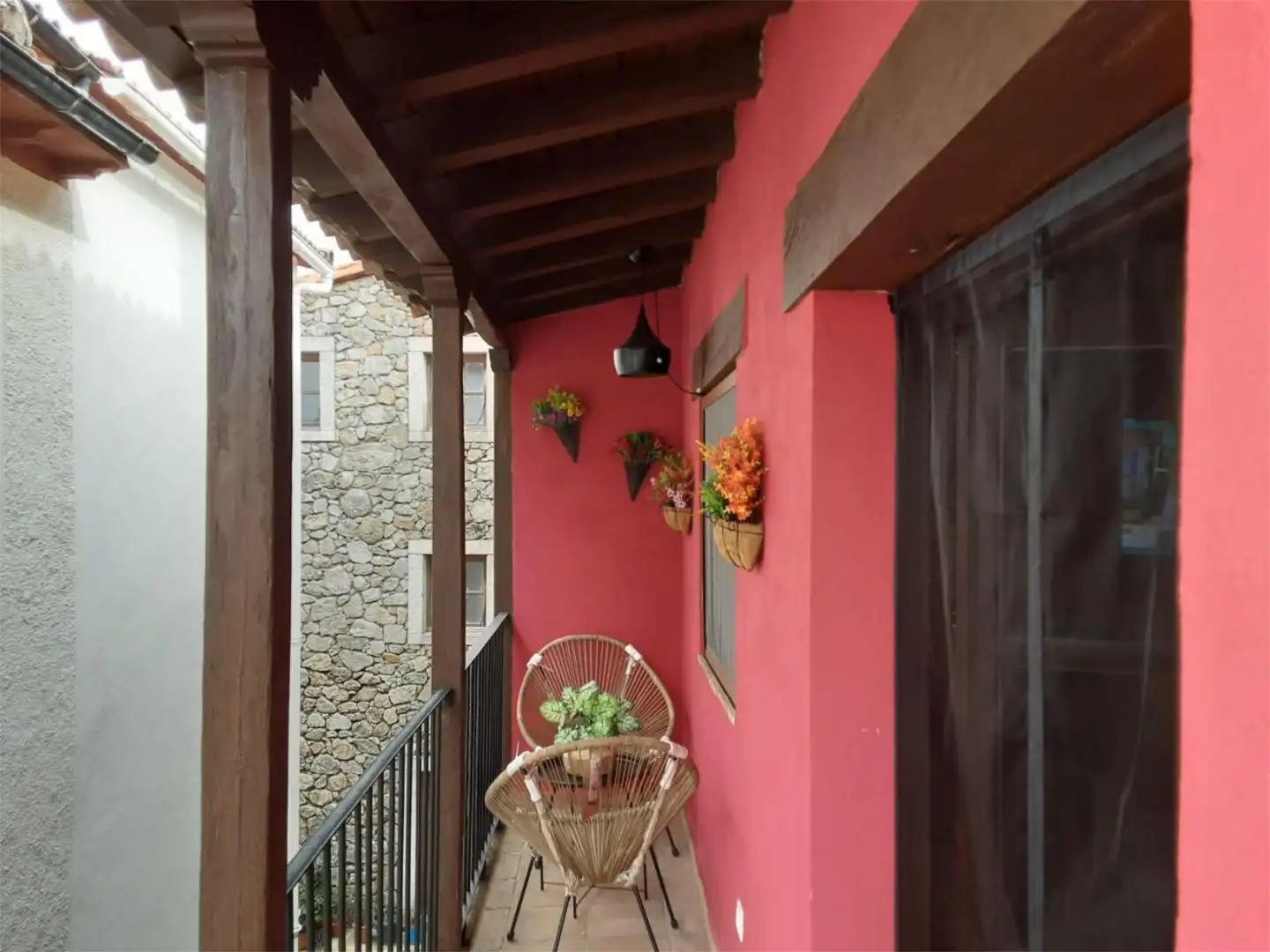 Balcony of Flat for sale in La Garganta   with Heating, Terrace and Furnished