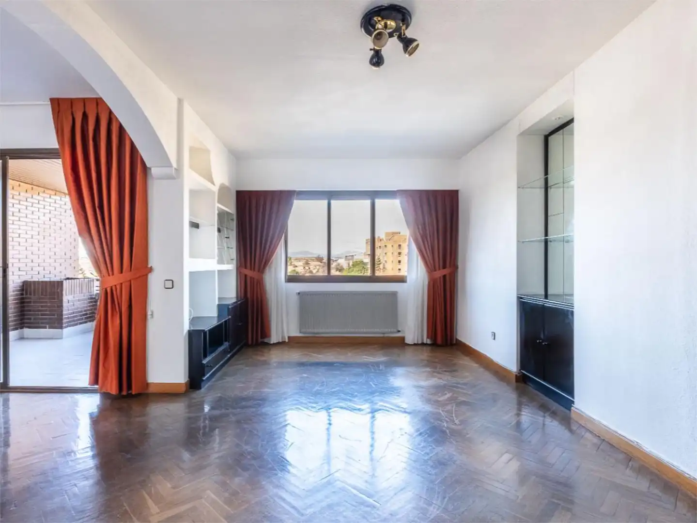 Flat for sale in Calle de Nuria, 93, Mirasierra Living room of Flat for sale in Madrid Capital with Terrace, Swimming Pool and Balcony