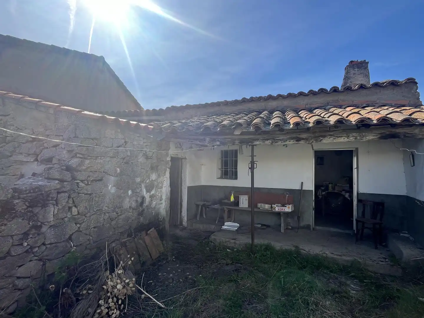 Exterior view of Houses for sale in Almeida de Sayago  with Private garden