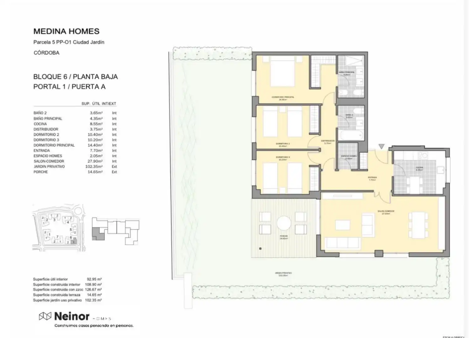 Flat for sale in Córdoba  with Air Conditioner, Heating and Private garden