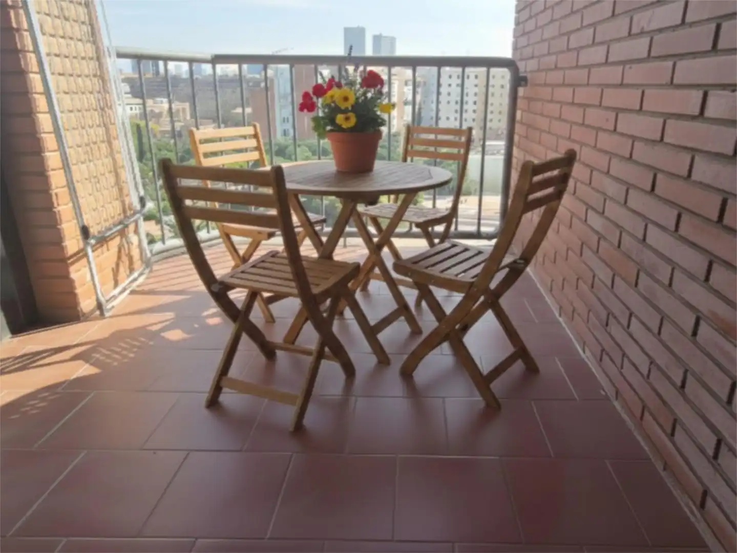 Balcony of Flat for sale in  Barcelona Capital  with Air Conditioner and Balcony
