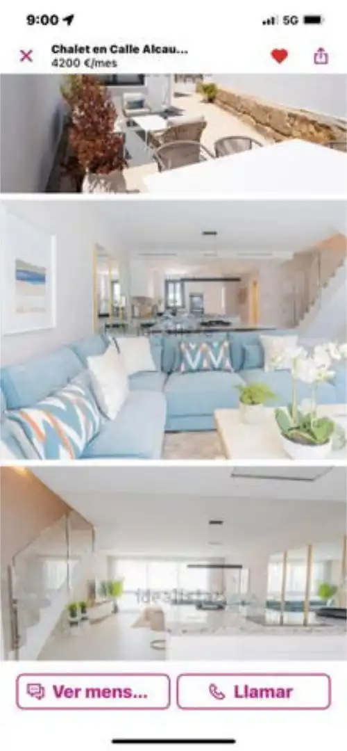 Sala d'estar de Casa o xalet de lloguer en Marbella amb Calefacció, Jardí privat i Terrassa
