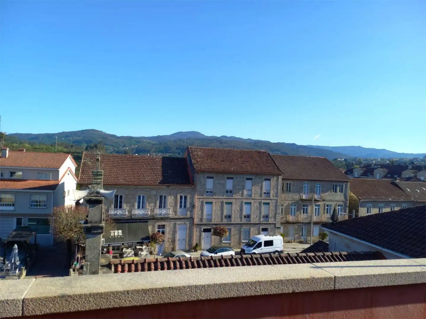 Vista exterior de Pis en venda en Mondariz-Balneario amb Calefacció, Terrassa i Aparcament comunitari