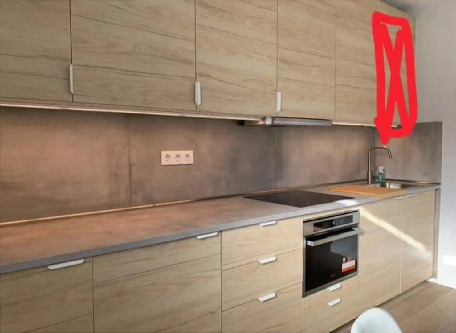 Cuina de Pis de lloguer en Gorliz amb Calefacció i Moblat