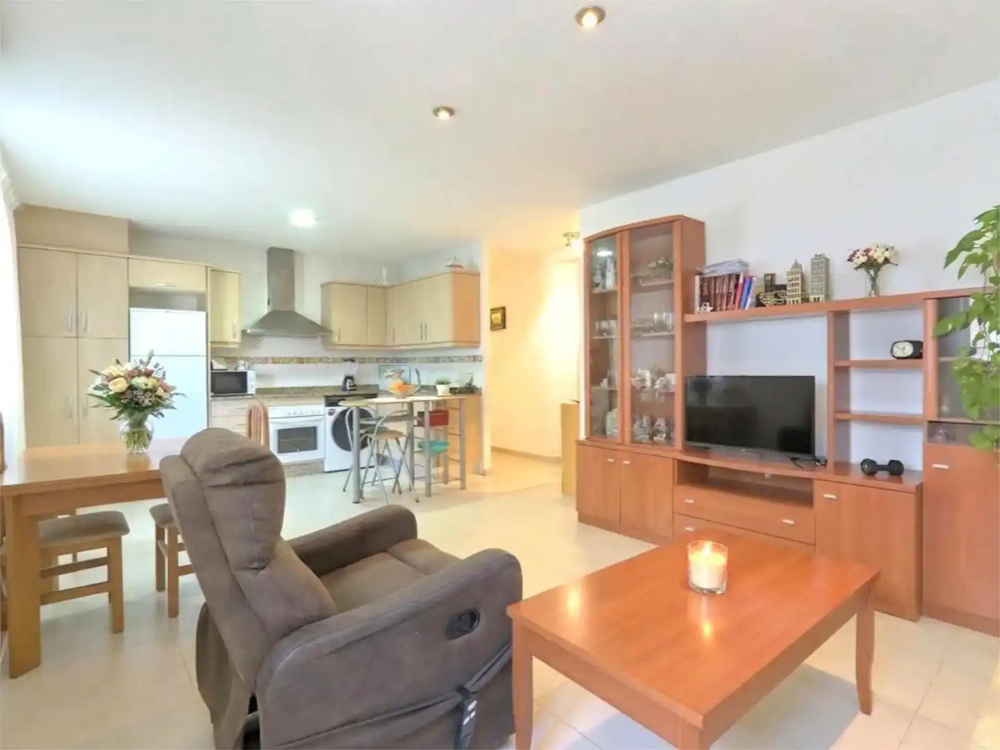 Sala d'estar de Pis en venda en Gandia amb Aire condicionat