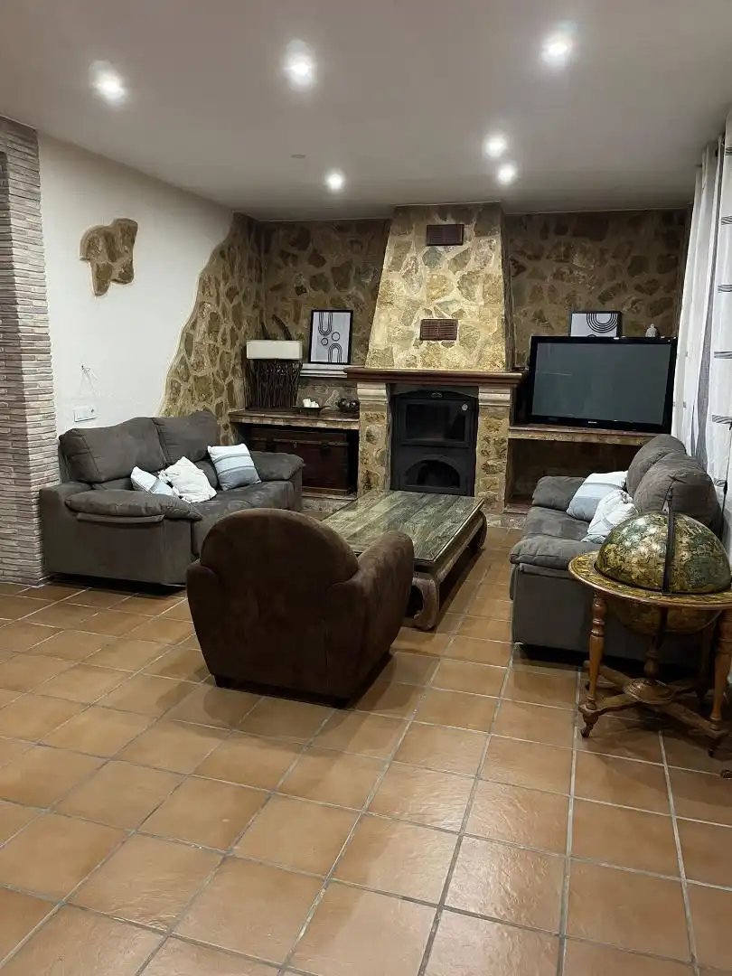 Houses for sale in Camí de Canor, 32, Benissa pueblo Living room of Houses for sale in Benissa with Air Conditioner, Terrace and Swimming Pool