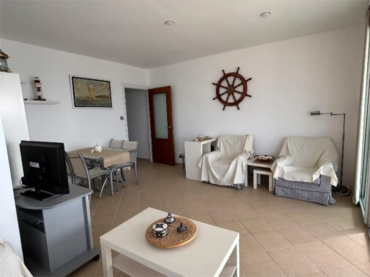 Pis en venda a Passeig de Miramar, 52, Platja de Ponent Sala d'estar de Pis en venda en Salou amb Aire condicionat, Terrassa i Balcó