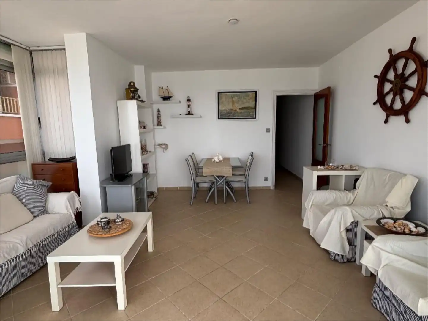 Pis en venda a Passeig de Miramar, 52, Platja de Ponent Sala d'estar de Pis en venda en Salou amb Aire condicionat, Terrassa i Balcó