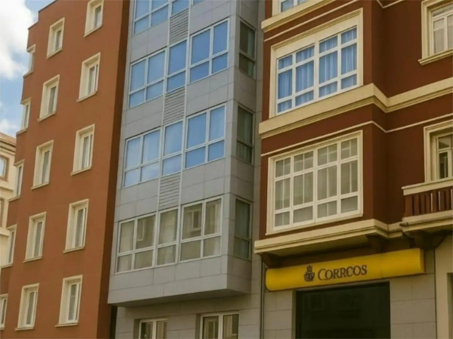 Exterior view of Flat for sale in A Coruña Capital   with Heating, Parquet flooring and Storage room