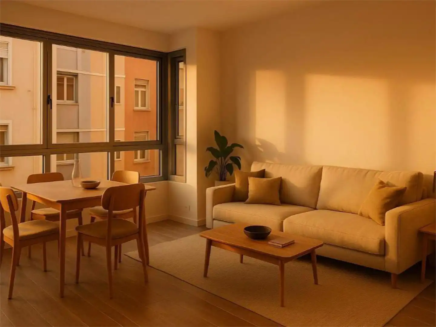 Living room of Flat for sale in A Coruña Capital   with Heating, Parquet flooring and Storage room