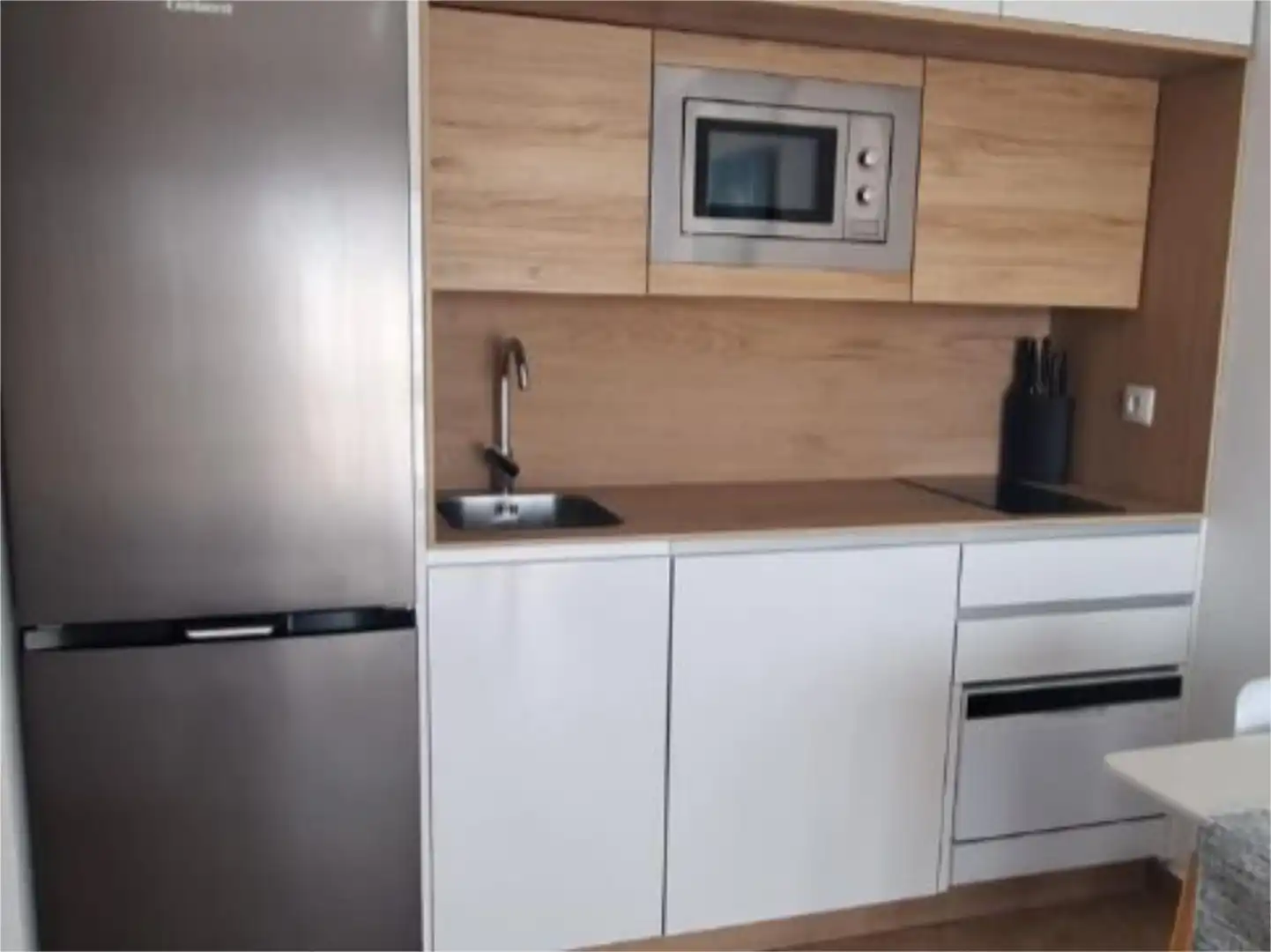 Apartamento de alquiler en Avenida del Decano, 2, Punta Umbría Cocina de Apartamento de alquiler en Punta Umbría con Aire acondicionado, Terraza y Piscina