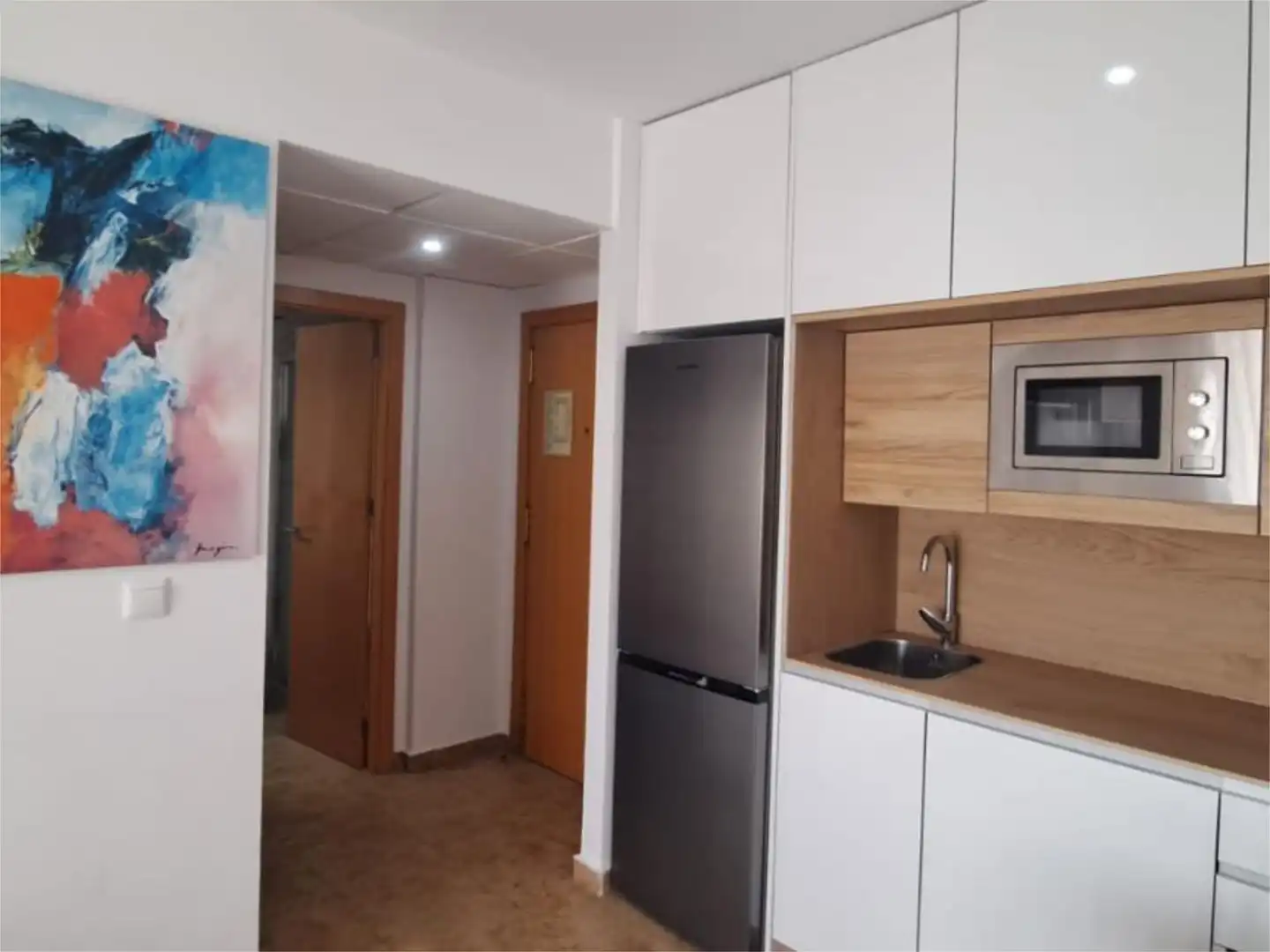 Apartamento de alquiler en Avenida del Decano, 2, Punta Umbría Cocina de Apartamento de alquiler en Punta Umbría con Aire acondicionado, Terraza y Piscina