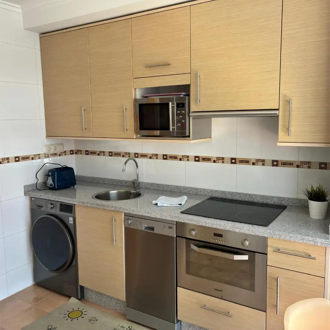 Cocina de Piso de alquiler en Nava con Calefacción, Parquet y Trastero
