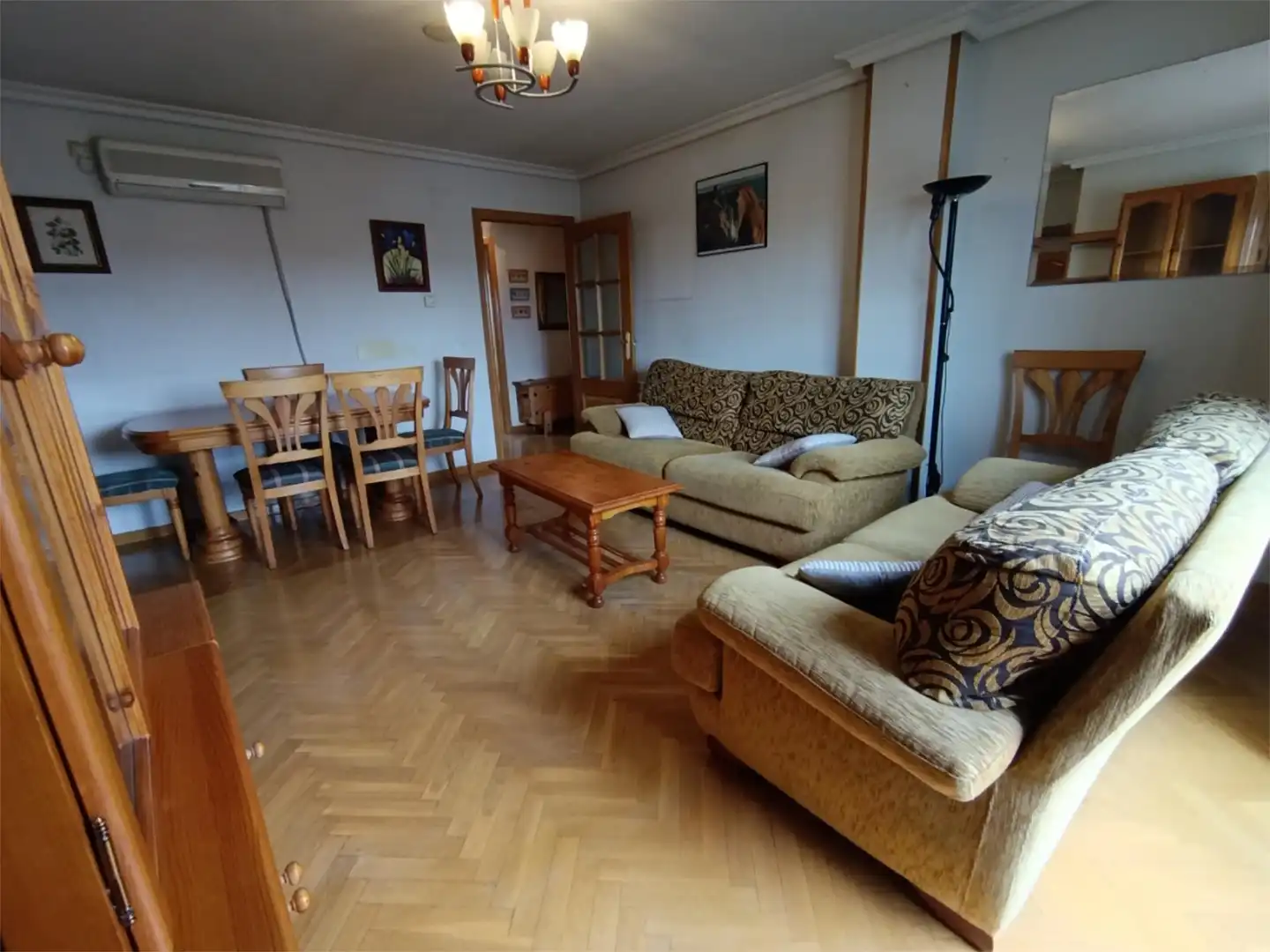 Sala de estar de Piso de alquiler en Talavera de la Reina con Aire acondicionado, Calefacción y Parquet