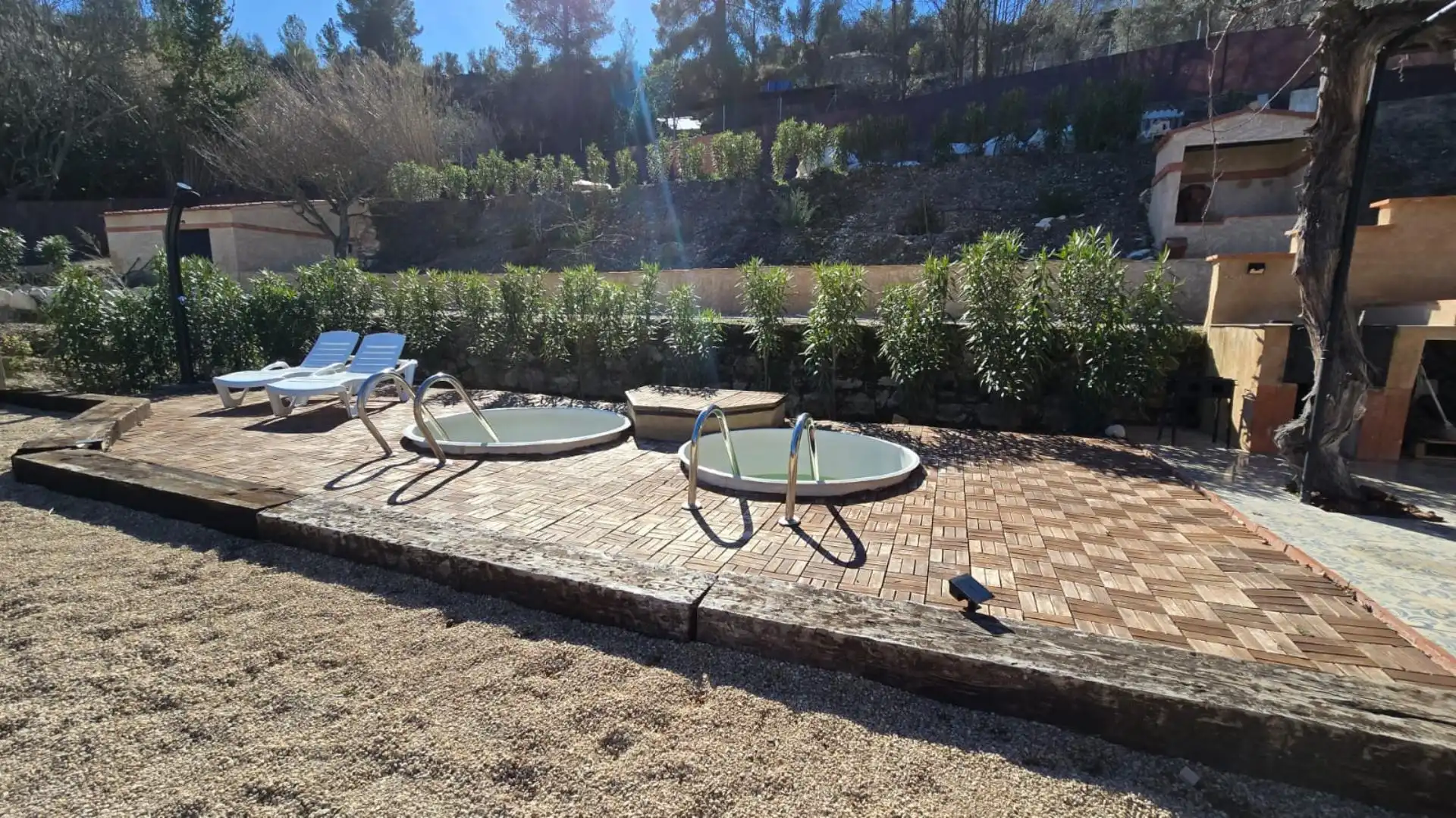 Terraza de Casa o chalet de alquiler en Cocentaina con Jardín privado, Amueblado y Lavadora