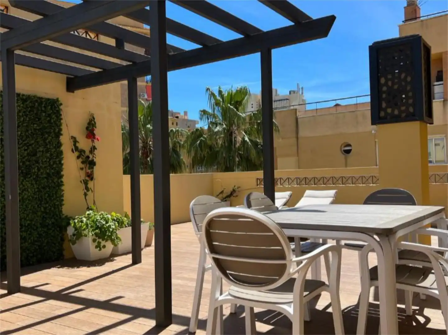 Terrace of Flat for rent in Torremolinos  with Air Conditioner, Terrace and Swimming Pool